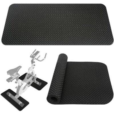 AOROPS 2 stuks vloermatten voor fitnessapparatuur, dubbelzijdige siliconen, antislip, schokbestendig, voor fitnessapparaten, loopband, sportuitrusting AOROPS 2 stuks vloermatten voor fitnessapparatuur, dubbelzijdige siliconen, antislip, schokbestendig, voor fitnessapparaten, loopband, sportuitrusting