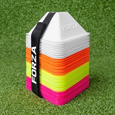 FORZA Mini-driehoekige pootjes 4,5 cm 40 stuks heldere kleuren FORZA Mini-driehoekige pootjes 4,5 cm 40 stuks heldere kleuren