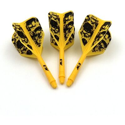 CUESOUL Rost Personnalisé Intégré Dartpfeile Schäfte Arbres et Fléchettes Vols Moyen, Ensemble de 3pcs Motif Dragon CUESOUL Rost Personnalisé Intégré Dartpfeile Schäfte Arbres et Fléchettes Vols Moyen, Ensemble de 3pcs Motif Dragon