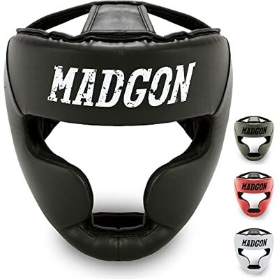 MADGON Boksen Hoofdbescherming met ongelooflijke schokdemping – hoofdbescherming – perfect zicht, minimaal zweten – hoofdbescherming voor gemengde vechtsporten, MMA, boksen, kickboksen, MADGON Boksen Hoofdbescherming met ongelooflijke schokdemping – hoofdbescherming – perfect zicht, minimaal zweten – hoofdbescherming voor gemengde vechtsporten, MMA, boksen, kickboksen,
