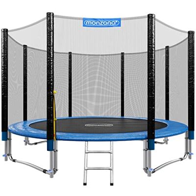 Monzana TÜV SÜD GS geteste trampoline complete set veiligheidsnet ladder randbescherming outdoor trampoline kinderen Monzana TÜV SÜD GS geteste trampoline complete set veiligheidsnet ladder randbescherming outdoor trampoline kinderen
