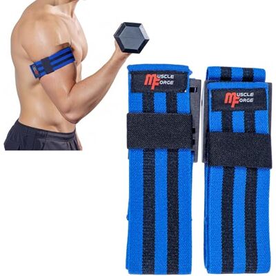 MuscleForge ® BFR Occlusiebanden voor bloedstroombeperking, BFR banden voor krachtsport, occlusiebanden voor bodybuilding en revalidatie, 56/86 cm MuscleForge ® BFR Occlusiebanden voor bloedstroombeperking, BFR banden voor krachtsport, occlusiebanden voor bodybuilding en revalidatie, 56/86 cm