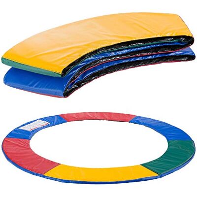 Arebos Vervangend trampoline beschermkussen, trampoline-afdekking, bekleding, weerbestendig en uv-bestendig, scheurvast, 183 cm, 6 kleuren Arebos Vervangend trampoline beschermkussen, trampoline-afdekking, bekleding, weerbestendig en uv-bestendig, scheurvast, 183 cm, 6 kleuren