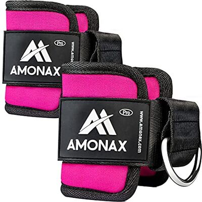 Amonax Enkelriem voor kabelmachines – kabelbevestiging voor kabelmachine, enkelriem voor training en training thuis en op de sportschool Amonax Enkelriem voor kabelmachines – kabelbevestiging voor kabelmachine, enkelriem voor training en training thuis en op de sportschool