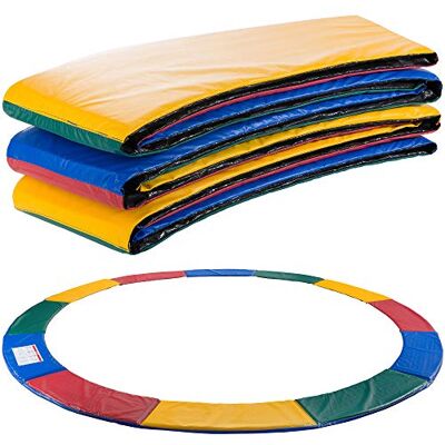 Arebos Vervangend trampoline beschermkussen, trampoline-afdekking, bekleding, weerbestendig en uv-bestendig, scheurvast, 366 cm, 6 kleuren Arebos Vervangend trampoline beschermkussen, trampoline-afdekking, bekleding, weerbestendig en uv-bestendig, scheurvast, 366 cm, 6 kleuren