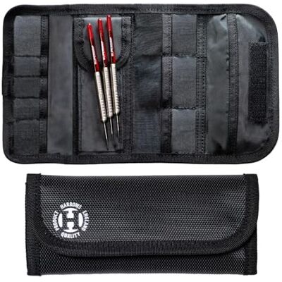 Harrows Étui pour fléchettes Peut contenir 3 fléchettes assemblées et accessoires Matériau de protection EVA Accessoires professionnels pour fléchettes Harrows Étui pour fléchettes Peut contenir 3 fléchettes assemblées et accessoires Matériau de protection EVA Accessoires professionnels pour fléchettes