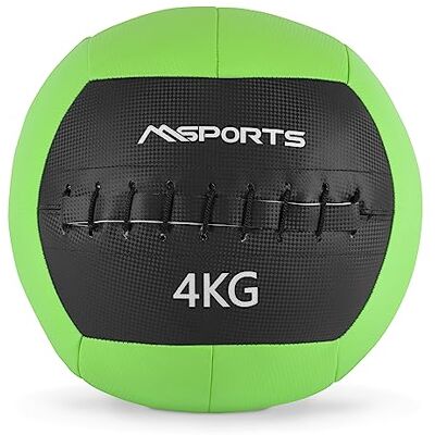 MSPORTS Wall-Ball Premium medische bal, verzwaard, 2-10 kg MSPORTS Wall-Ball Premium medische bal, verzwaard, 2-10 kg