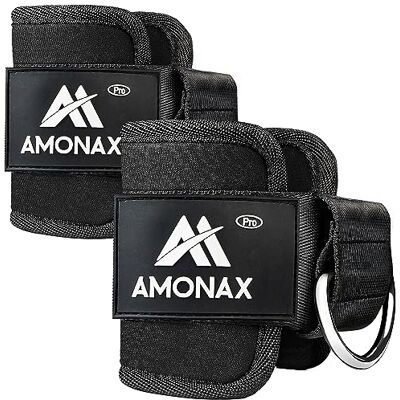 Amonax Enkelriem voor kabelmachines – kabelbevestiging voor kabelmachine, enkelriem voor training en training thuis en op de sportschool Amonax Enkelriem voor kabelmachines – kabelbevestiging voor kabelmachine, enkelriem voor training en training thuis en op de sportschool