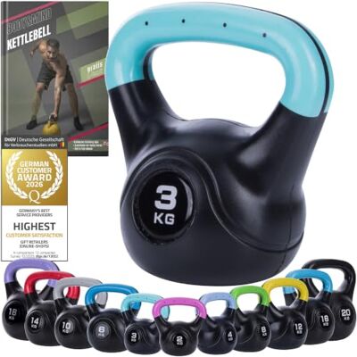 Body & Mind ® Kettlebell halter kunststof 2-20 kg trainingsgewicht halter voor krachttraining professionele fitness swing halter (b 3 kg) Body & Mind ® Kettlebell halter kunststof 2-20 kg trainingsgewicht halter voor krachttraining professionele fitness swing halter (b 3 kg)