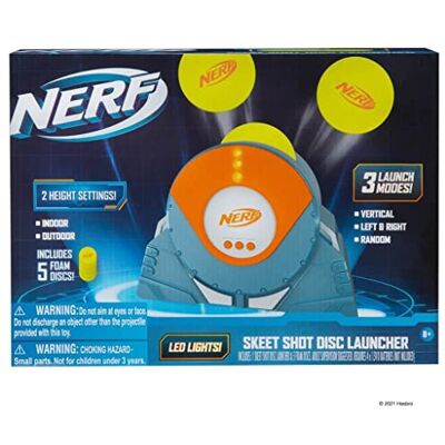 Nerf Lanzador de Discos Tiro al Plato Does Not Apply Launcher Skeet Shot schijven tot 1,8 m lancering in meerdere richtingen Perfectioneert je lens, NER0289, Multi, One Size Nerf Lanzador de Discos Tiro al Plato Does Not Apply Launcher Skeet Shot schijven tot 1,8 m lancering in meerdere richtingen Perfectioneert je lens, NER0289, Multi, One Size