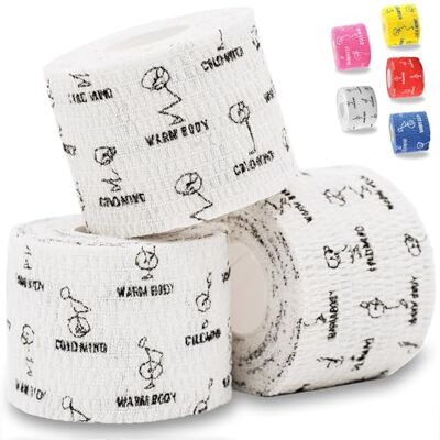 WARM BODY COLD MIND Preuve de la Sueur Bande de Pouce Tape pour Crossfit, Ruban d'Haltérophilie Musculation Weightlifting Powerlifting Fitness WARM BODY COLD MIND Preuve de la Sueur Bande de Pouce Tape pour Crossfit, Ruban d'Haltérophilie Musculation Weightlifting Powerlifting Fitness