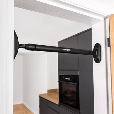 METIS Verstelbare optrekstang, pull-up bar, deurstang, perfect voor thuissportscholen, sport, krachttraining, gymnastiek, zonder bevestiging METIS Verstelbare optrekstang, pull-up bar, deurstang, perfect voor thuissportscholen, sport, krachttraining, gymnastiek, zonder bevestiging