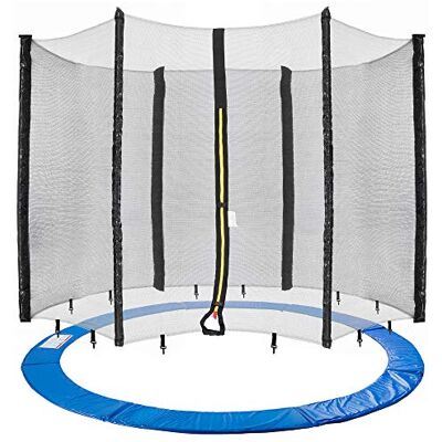 Arebos Trampoline afdekzeil en net / 244, 305, 366, 396, 430, 460 en 490 cm voor 6 en 8 netstangen Arebos Trampoline afdekzeil en net / 244, 305, 366, 396, 430, 460 en 490 cm voor 6 en 8 netstangen