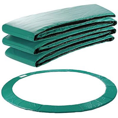 Arebos Randafdekking voor trampoline 366 cm randbescherming veiligheidsmat, 100% UV-bestendig scheurvast trampoline accessoires Groen Arebos Randafdekking voor trampoline 366 cm randbescherming veiligheidsmat, 100% UV-bestendig scheurvast trampoline accessoires Groen