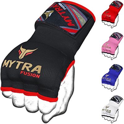 Fusion Mytra Hybride binnenhandschoenen voor gewichtheffen, fitness, boksen, MMA, Muay Thai, indoor training, handbandage, gel-binnenhandschoenen, vingerloze bescherming Fusion Mytra Hybride binnenhandschoenen voor gewichtheffen, fitness, boksen, MMA, Muay Thai, indoor training, handbandage, gel-binnenhandschoenen, vingerloze bescherming