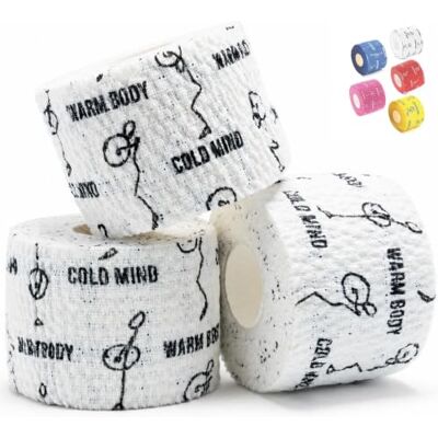 WARM BODY COLD MIND Preuve de la Sueur Bande de Pouce Tape pour Crossfit, Ruban d'Haltérophilie Musculation Weightlifting Powerlifting Fitness WARM BODY COLD MIND Preuve de la Sueur Bande de Pouce Tape pour Crossfit, Ruban d'Haltérophilie Musculation Weightlifting Powerlifting Fitness