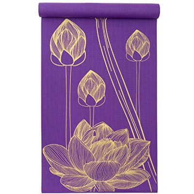 ProSource Fit Tapis de yoga de 5 mm d'épaisseur pour plus de confort et de stabilité avec motifs imprimés exclusifs ProSource Fit Tapis de yoga de 5 mm d'épaisseur pour plus de confort et de stabilité avec motifs imprimés exclusifs
