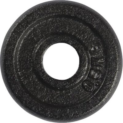VirtuFit Halterschijf, gietijzer, halterschijf, gewichten, 30 mm, 0,5 kg, zwart, gewichten, krachttraining VirtuFit Halterschijf, gietijzer, halterschijf, gewichten, 30 mm, 0,5 kg, zwart, gewichten, krachttraining