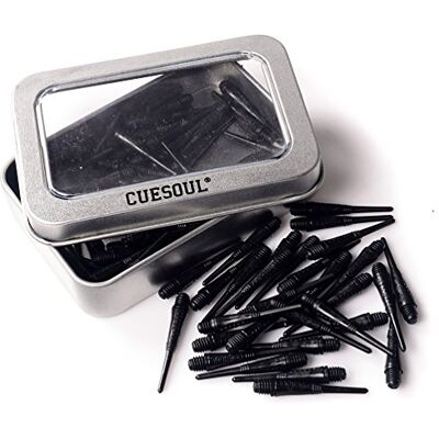 CUESOUL 2BA Zachte Dart Tip 100 Graaf Punten (CSSTP001 Zwart) CUESOUL 2BA Zachte Dart Tip 100 Graaf Punten (CSSTP001 Zwart)