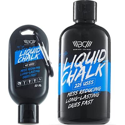 WARM BODY COLD MIND Premium vloeibaar krijt voor krachttraining, verbetert de grip voor crosstraining, klimmen, gymnastiek, powerlifting, deadlift, pole dance WARM BODY COLD MIND Premium vloeibaar krijt voor krachttraining, verbetert de grip voor crosstraining, klimmen, gymnastiek, powerlifting, deadlift, pole dance