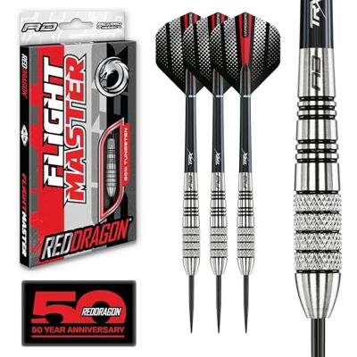 Dragon Sidewinder Series dartpijlen, 25 g, 80% wolfraam, metalen punt, met pijlen, vluchten en schachten Dragon Sidewinder Series dartpijlen, 25 g, 80% wolfraam, metalen punt, met pijlen, vluchten en schachten