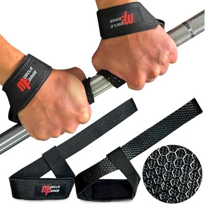 MuscleForge Straps Gym Dames en Heren – Straps Gym Sporthalsbanden voor Detachements – Gymnastiekbanden, Lifting Straps – Lifting Riemen Zwart Strap Gym Accessoires voor Badkamer MuscleForge Straps Gym Dames en Heren – Straps Gym Sporthalsbanden voor Detachements – Gymnastiekbanden, Lifting Straps – Lifting Riemen Zwart Strap Gym Accessoires voor Badkamer