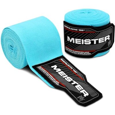 Meister Junior 108 inch semi-elastische handwraps voor MMA & boksen (paar) Meister Junior 108 inch semi-elastische handwraps voor MMA & boksen (paar)
