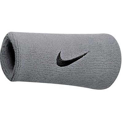 Nike Swoosh Dubbelzijdige hoofdband, grijs Taglia Unica Nike Swoosh Dubbelzijdige hoofdband, grijs Taglia Unica