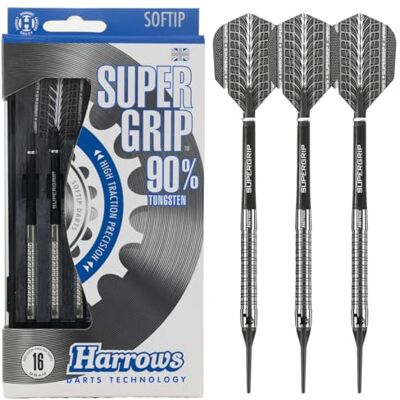 Harrows Super Grip 90%, wolfraam dartpijlen Harrows Super Grip 90%, wolfraam dartpijlen