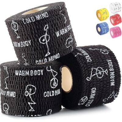 WARM BODY COLD MIND Preuve de la Sueur Bande de Pouce Tape pour Crossfit, Ruban d'Haltérophilie Musculation Weightlifting Powerlifting Fitness WARM BODY COLD MIND Preuve de la Sueur Bande de Pouce Tape pour Crossfit, Ruban d'Haltérophilie Musculation Weightlifting Powerlifting Fitness