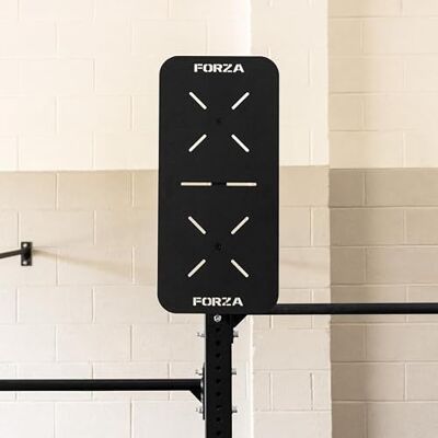FORZA Wanddoelen Robuuste stalen platen enkele en dubbele platen voor crossfit en functionele training hoge impact, gepoedercoat, wandmontage officiële hoogtes FORZA Wanddoelen Robuuste stalen platen enkele en dubbele platen voor crossfit en functionele training hoge impact, gepoedercoat, wandmontage officiële hoogtes