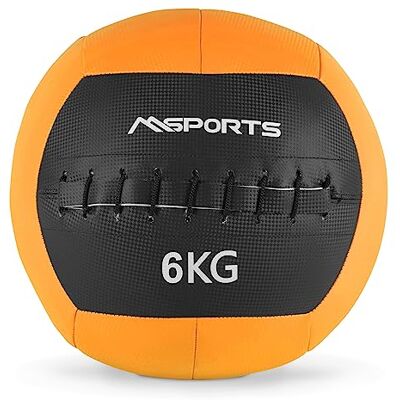 MSPORTS Wall-Ball Premium medische bal, verzwaard, 2-10 kg MSPORTS Wall-Ball Premium medische bal, verzwaard, 2-10 kg