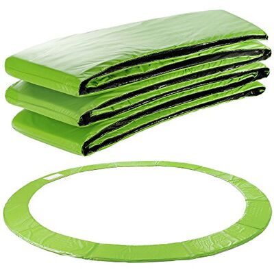 Arebos Trampoline randafdekking, veerbescherming, diameter 366 cm, van pvc en polyethyleen, scheurvast, 100% uv-bestendig en waterdicht, lichtgroen Arebos Trampoline randafdekking, veerbescherming, diameter 366 cm, van pvc en polyethyleen, scheurvast, 100% uv-bestendig en waterdicht, lichtgroen