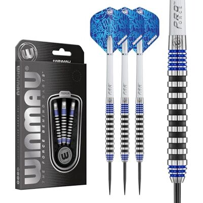 WINMAU Advance Serie 500 professionele wolfraam dartset met vleugels en schachten WINMAU Advance Serie 500 professionele wolfraam dartset met vleugels en schachten