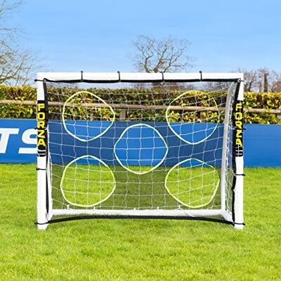 FORZA Schietwand voor voetbaldoelen, precisietraining voor kinderen en volwassenen, compatibel met alle tuindoelen en doelen, snelle montage, windbestendig net FORZA Schietwand voor voetbaldoelen, precisietraining voor kinderen en volwassenen, compatibel met alle tuindoelen en doelen, snelle montage, windbestendig net