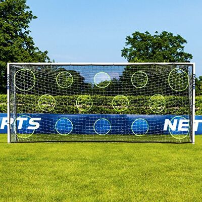 FORZA Schietwand voor voetbaldoelen, precisietraining voor kinderen en volwassenen, compatibel met alle tuindoelen en doelen, snelle montage, windbestendig net FORZA Schietwand voor voetbaldoelen, precisietraining voor kinderen en volwassenen, compatibel met alle tuindoelen en doelen, snelle montage, windbestendig net