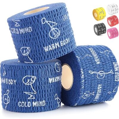 WARM BODY COLD MIND Preuve de la Sueur Bande de Pouce Tape pour Crossfit, Ruban d'Haltérophilie Musculation Weightlifting Powerlifting Fitness WARM BODY COLD MIND Preuve de la Sueur Bande de Pouce Tape pour Crossfit, Ruban d'Haltérophilie Musculation Weightlifting Powerlifting Fitness