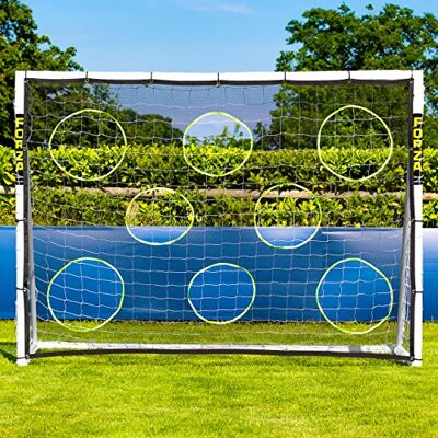FORZA Schietwand voor voetbaldoelen, precisietraining voor kinderen en volwassenen, compatibel met alle tuindoelen en doelen, snelle montage, windbestendig net FORZA Schietwand voor voetbaldoelen, precisietraining voor kinderen en volwassenen, compatibel met alle tuindoelen en doelen, snelle montage, windbestendig net
