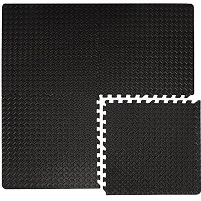 EYEPOWER 4-delige set fitnesspuzzelmat, sportvloerbescherming, van dik EVA, 20 mm, rekbaar, omkeerbaar EYEPOWER 4-delige set fitnesspuzzelmat, sportvloerbescherming, van dik EVA, 20 mm, rekbaar, omkeerbaar