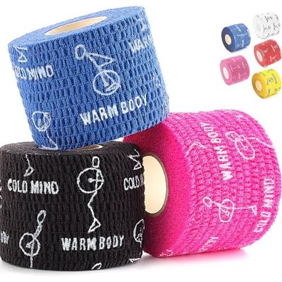 WARM BODY COLD MIND Preuve de la Sueur Bande de Pouce Tape pour Crossfit, Ruban d'Haltérophilie Musculation Weightlifting Powerlifting Fitness WARM BODY COLD MIND Preuve de la Sueur Bande de Pouce Tape pour Crossfit, Ruban d'Haltérophilie Musculation Weightlifting Powerlifting Fitness