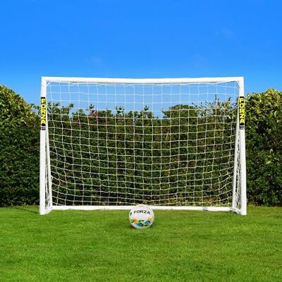 FORZA Voetbaldoel, 3 m x 2 m, duurzaam en weerbestendig, tuingereedschap, trainingsbal, schietmuur en tas optioneel FORZA Voetbaldoel, 3 m x 2 m, duurzaam en weerbestendig, tuingereedschap, trainingsbal, schietmuur en tas optioneel