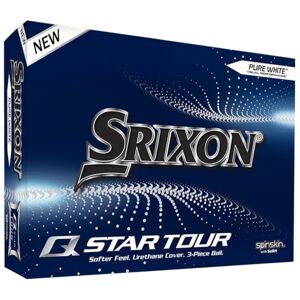 Srixon Q-Star Tour 4 Golfbal voor volwassenen, uniseks, wit, dozen Srixon Q-Star Tour 4 Golfbal voor volwassenen, uniseks, wit, dozen