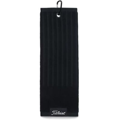 Titleist Trolley handdoek met drie kleppen Titleist Trolley handdoek met drie kleppen