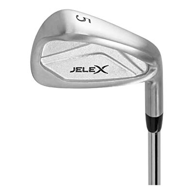 JELEX Golfijzer voor rechtshandigen van roestvrij staal voor beginners en professionals, voor de golfbaan of voor training op de slagmat, ijzer 3, 4, 5, 6, 7 en SW, PW JELEX Golfijzer voor rechtshandigen van roestvrij staal voor beginners en professionals, voor de golfbaan of voor training op de slagmat, ijzer 3, 4, 5, 6, 7 en SW, PW