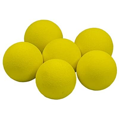 Longridge Foam Training Golfballen (Pack van 6) Geel Longridge Foam Training Golfballen (Pack van 6) Geel