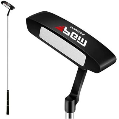 golfgao Putters de golf à tige de poussée pour homme et femme pour droitier ou gaucher avec tige en acier, idéal pour les sports de plein air (gauche, noir) golfgao Putters de golf à tige de poussée pour homme et femme pour droitier ou gaucher avec tige en acier, idéal pour les sports de plein air (gauche, noir)
