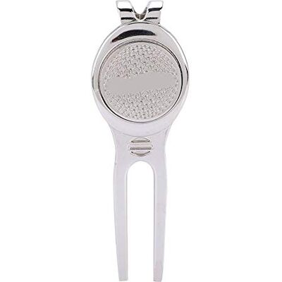 VBESTLIFE Golf Divot Tool Reparatiegereedschap van zinklegering met magnetische golfbal accessoires (D102 zilver) Golf VBESTLIFE Golf Divot Tool Reparatiegereedschap van zinklegering met magnetische golfbal accessoires (D102 zilver) Golf