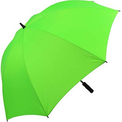 iX-brella Full-Fiber XXL golfparaplu 130 cm lichtgewicht stormbestendig met zachte handgreep, Neon Groen, XXL golfparaplu iX-brella Full-Fiber XXL golfparaplu 130 cm lichtgewicht stormbestendig met zachte handgreep, Neon Groen, XXL golfparaplu