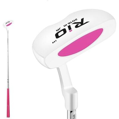 golfgao Canne de putter junior pour droitier pour débutants garçons et filles (rose, 9-12 ans) golfgao Canne de putter junior pour droitier pour débutants garçons et filles (rose, 9-12 ans)