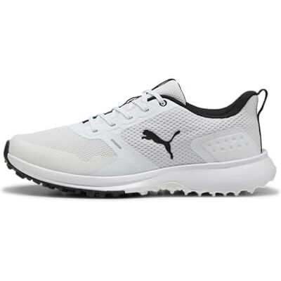 Puma Fusion Grip 6 golfschoenen voor heren, Wit/Zwart, 41 EU Large 41 EU Large Puma Fusion Grip 6 golfschoenen voor heren, Wit/Zwart, 41 EU Large 41 EU Large